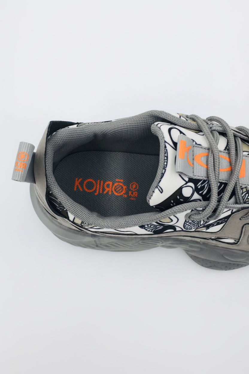 Sneakers KOJIRŌ YUG139 grise chunky streetwear homme - photo produit 7