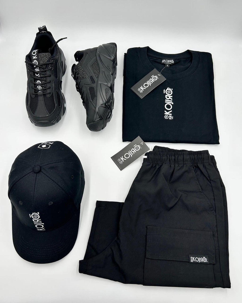 Sneakers KOJIRŌ YUG139 total black chunky streetwear homme - photo produit 10
