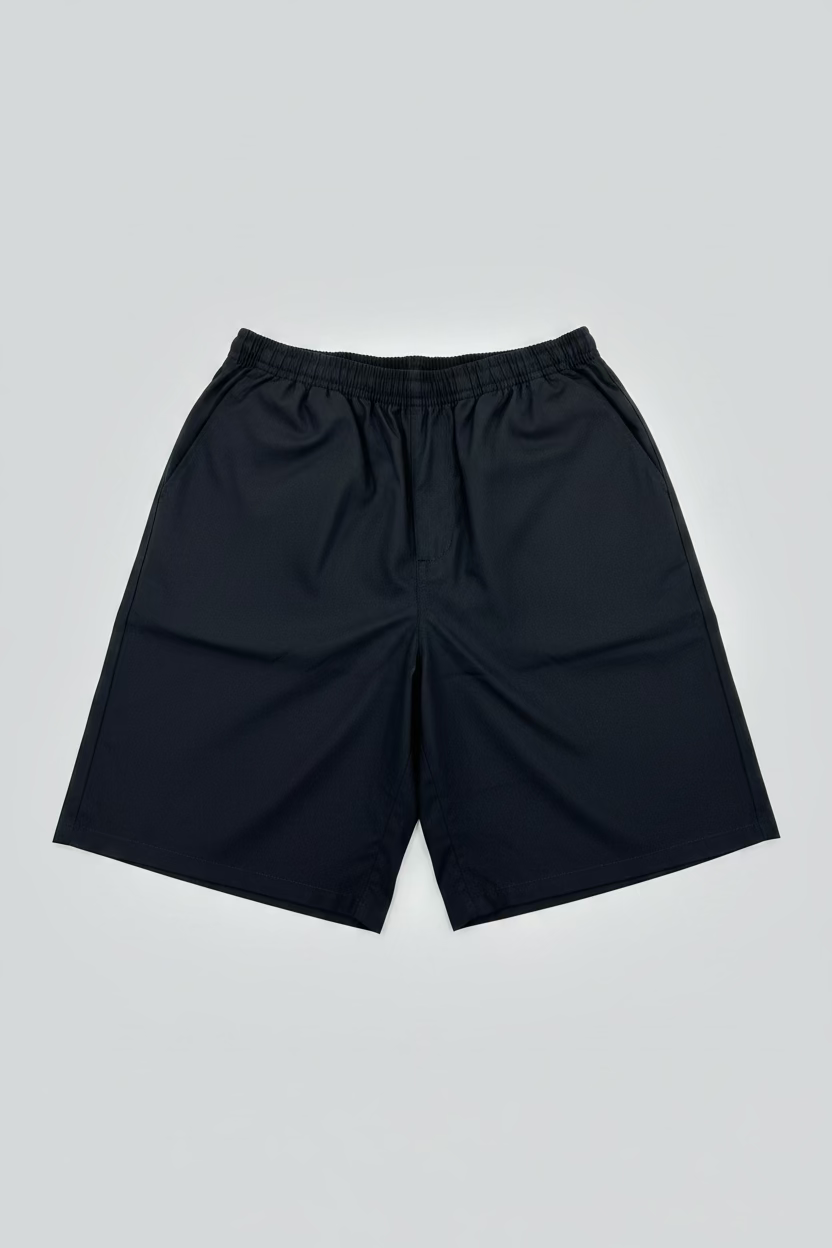 Short cargo KOJIRŌ homme streetwear noir kaki - photo produit 4